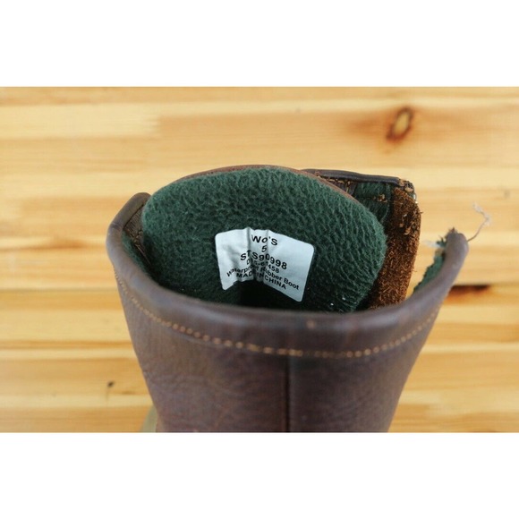 Sperry Top-Sider Women’s Leather Waterproof Saltwater Duck Boots Green Lined 5 - Picture 7 of 7